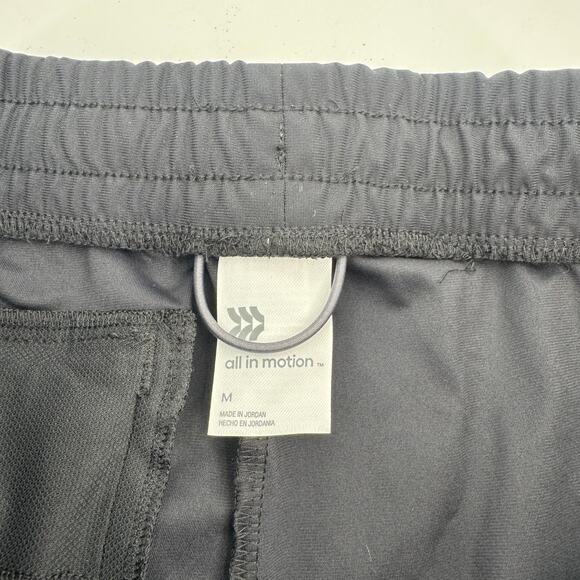 All In Motion Men's Black 360 Lifestyle Drawstring Pull On Pants Medium - Picture 9 of 12